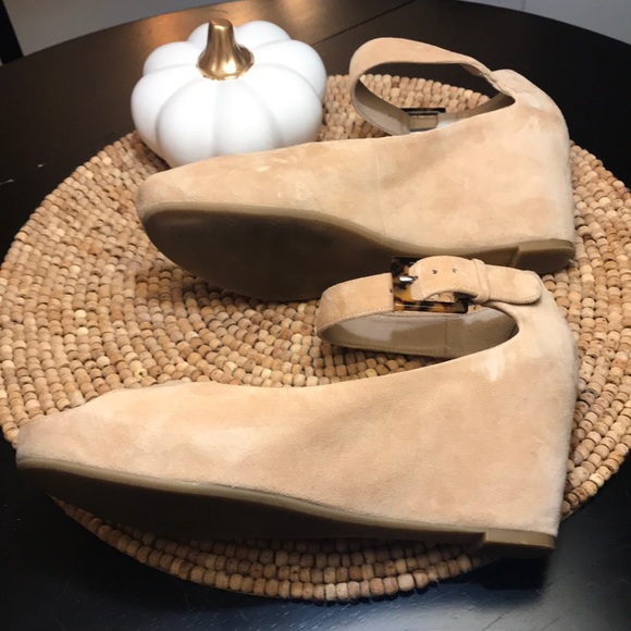 🎁Johnston & Murphy Suede Wedge Sandal SZ 8.5 - Picture 6 of 8